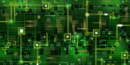 abstract image of computer board